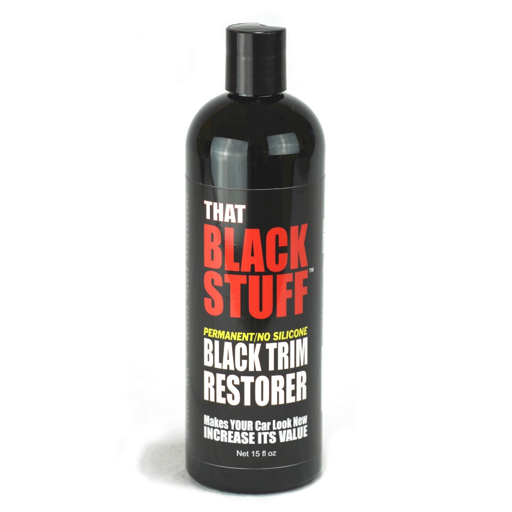 Restore Car Plastic - Long Lasting | Bring Plastic, Rubber, Trim and Vinyl Back to Life | Auto Detailing Supplies - (8oz), 1 Bottle - Torque Detail